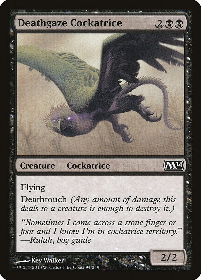 Deathgaze Cockatrice [Magic 2014] | Impulse Games and Hobbies
