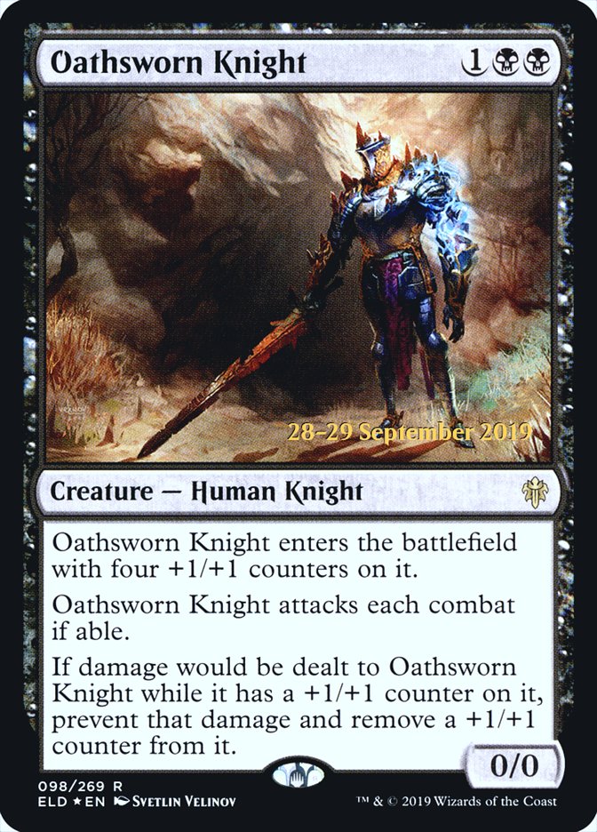 Oathsworn Knight  [Throne of Eldraine Prerelease Promos] | Impulse Games and Hobbies