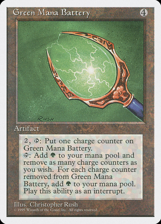 Green Mana Battery [Fourth Edition] | Impulse Games and Hobbies