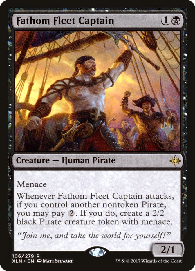 Fathom Fleet Captain (Promo Pack) [Ixalan Promos] | Impulse Games and Hobbies