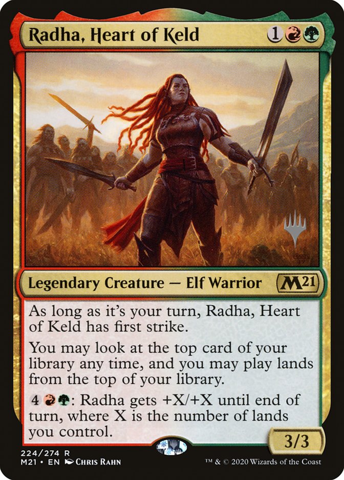 Radha, Heart of Keld (Promo Pack) [Core Set 2021 Promos] | Impulse Games and Hobbies