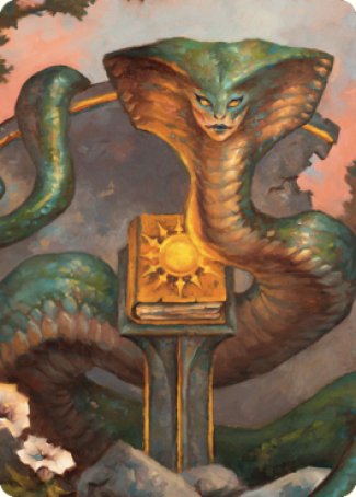 Guardian Naga Art Card [Commander Legends: Battle for Baldur's Gate Art Series] | Impulse Games and Hobbies