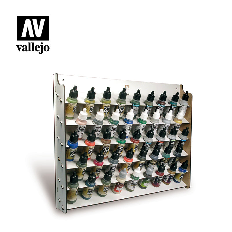 VALLEJO PAINT RACK - WALL MOUNTED 17ML | Impulse Games and Hobbies