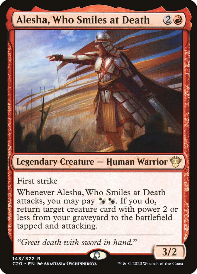 Alesha, Who Smiles at Death [Commander 2020] | Impulse Games and Hobbies