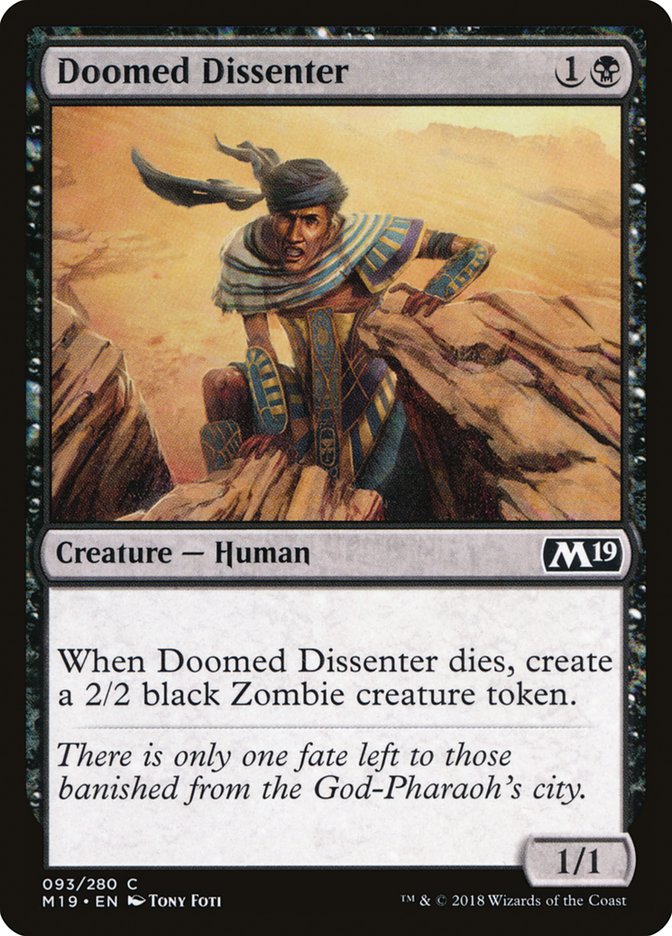 Doomed Dissenter [Core Set 2019] | Impulse Games and Hobbies