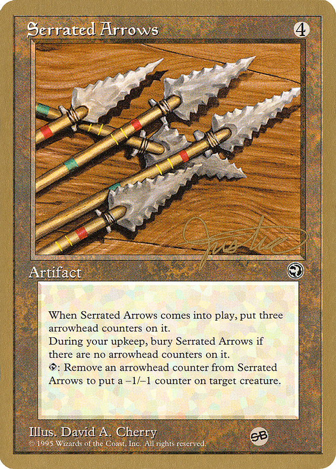 Serrated Arrows (Mark Justice) (SB) [Pro Tour Collector Set] | Impulse Games and Hobbies