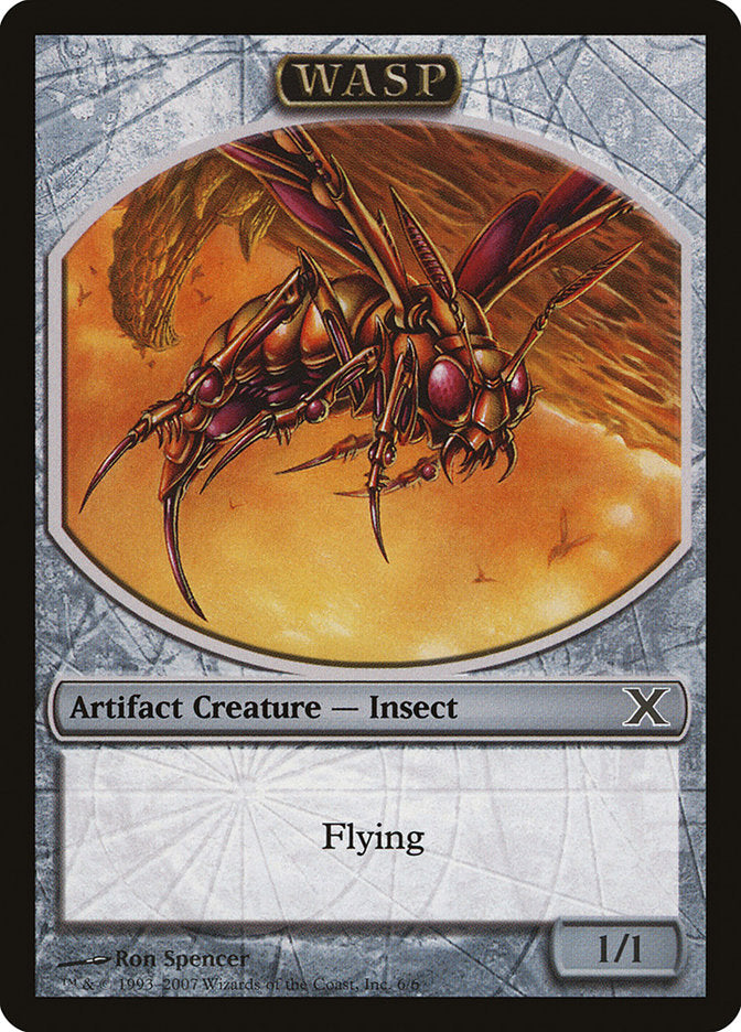 Wasp Token [Tenth Edition Tokens] | Impulse Games and Hobbies