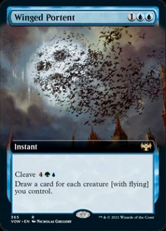 Winged Portent (Extended) [Innistrad: Crimson Vow] | Impulse Games and Hobbies