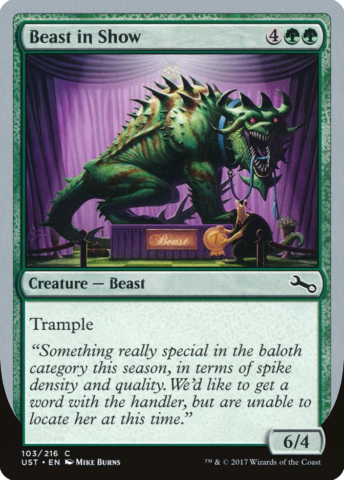 Beast in Show ("Something really special...") [Unstable] | Impulse Games and Hobbies