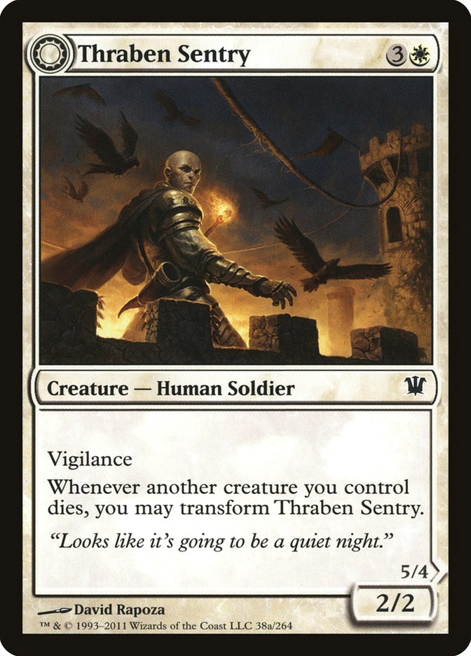 Thraben Sentry // Thraben Militia [Innistrad] | Impulse Games and Hobbies