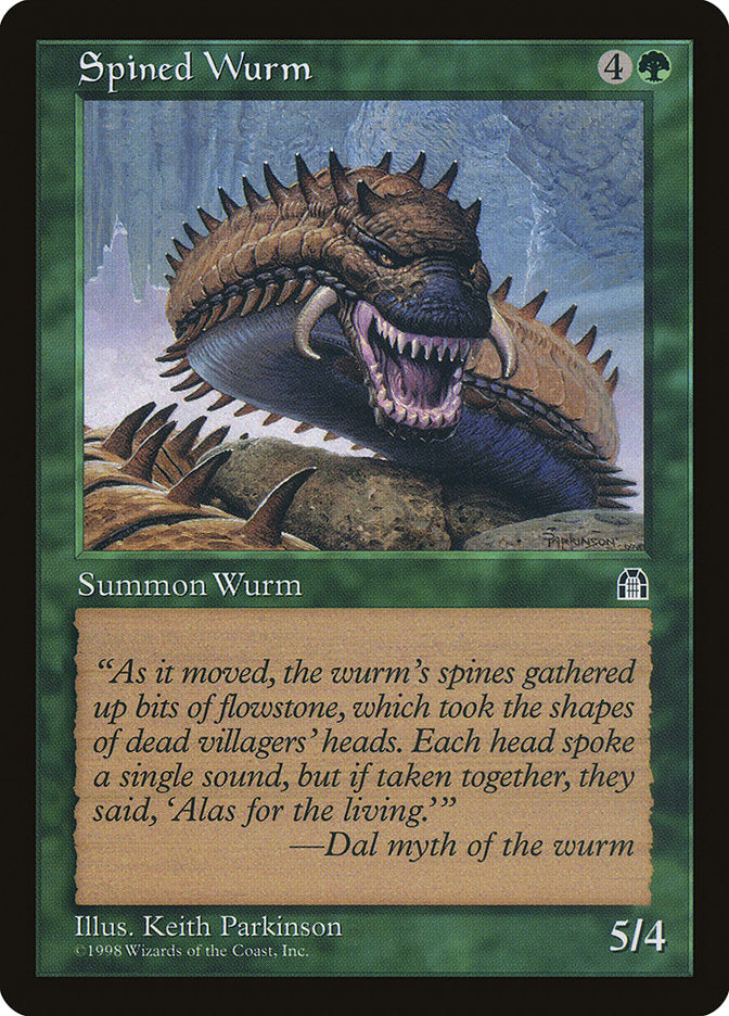 Spined Wurm [Stronghold] | Impulse Games and Hobbies