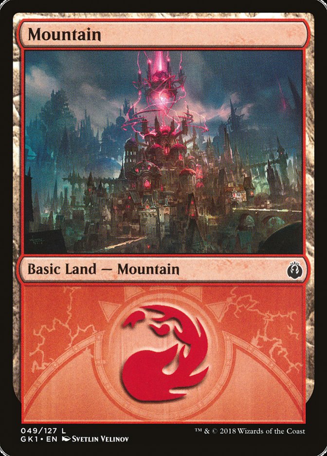 Mountain (49) [Guilds of Ravnica Guild Kit] | Impulse Games and Hobbies