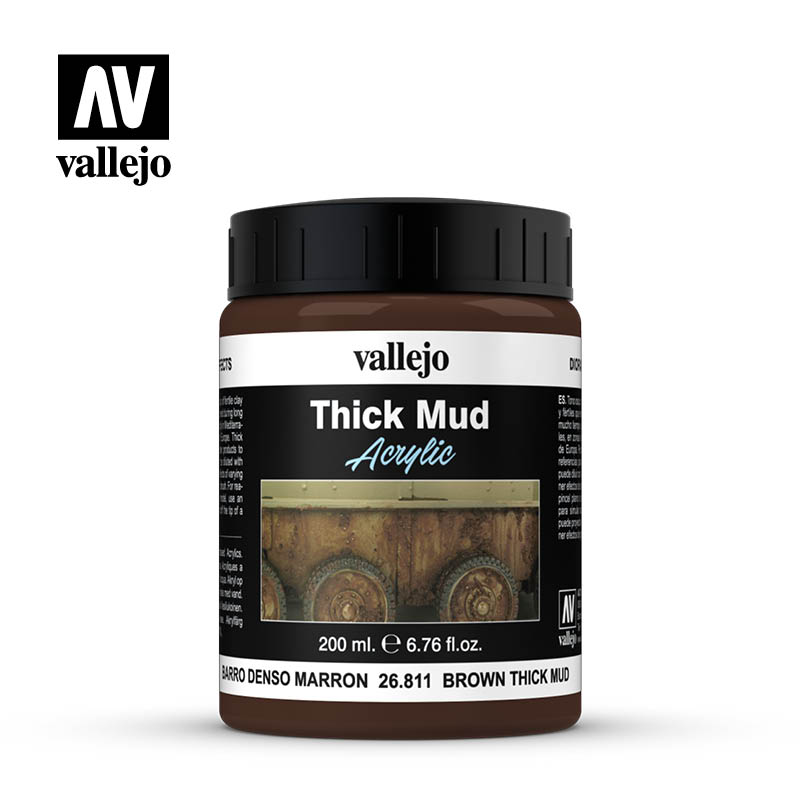 Vallejo Model Colour Brown Thick Mud 200ml | Impulse Games and Hobbies