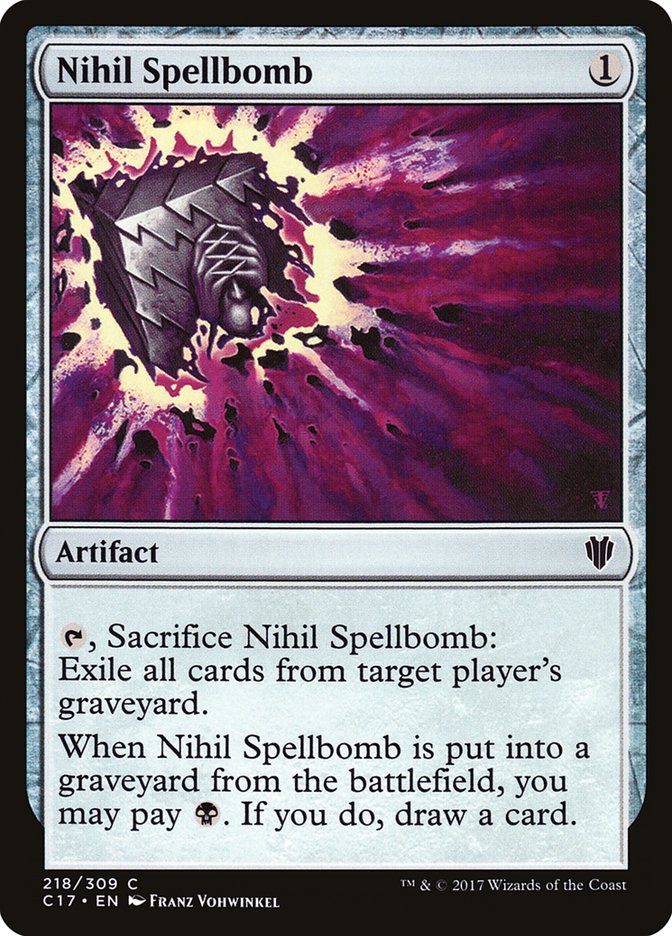 Nihil Spellbomb [Commander 2017] | Impulse Games and Hobbies