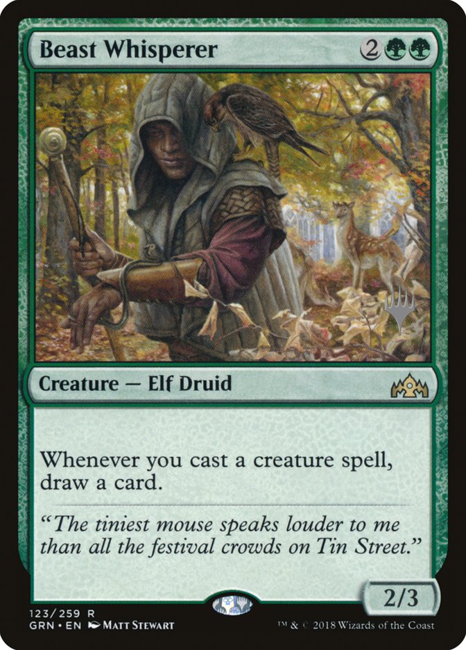 Beast Whisperer (Promo Pack) [Guilds of Ravnica Promos] | Impulse Games and Hobbies