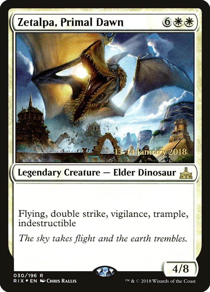 Zetalpa, Primal Dawn [Rivals of Ixalan Prerelease Promos] | Impulse Games and Hobbies