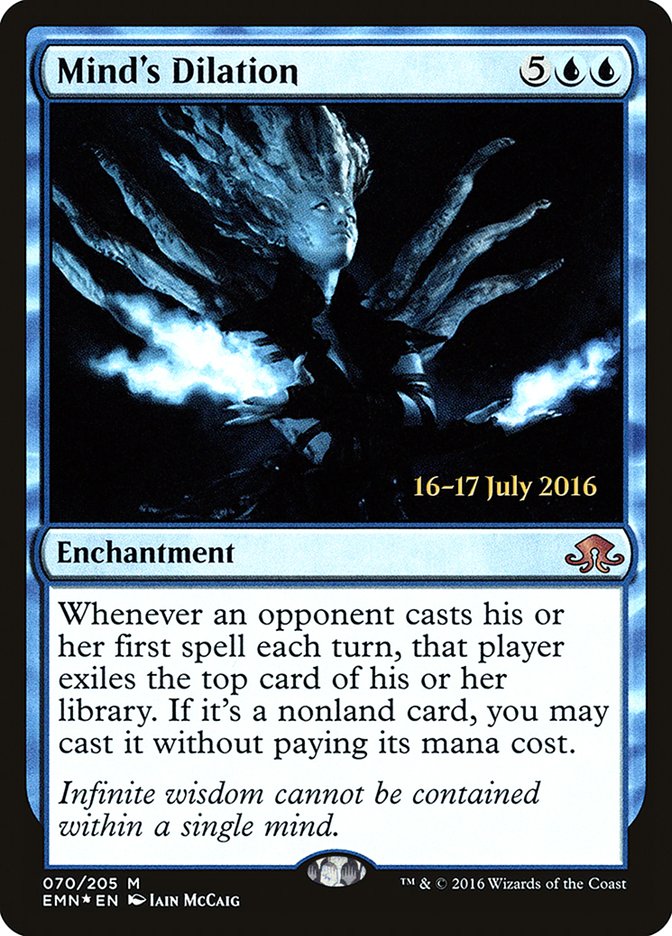 Mind's Dilation [Eldritch Moon Prerelease Promos] | Impulse Games and Hobbies