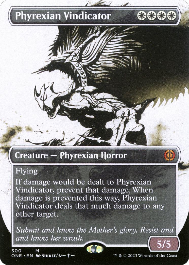 Phyrexian Vindicator (Borderless Ichor) [Phyrexia: All Will Be One] | Impulse Games and Hobbies