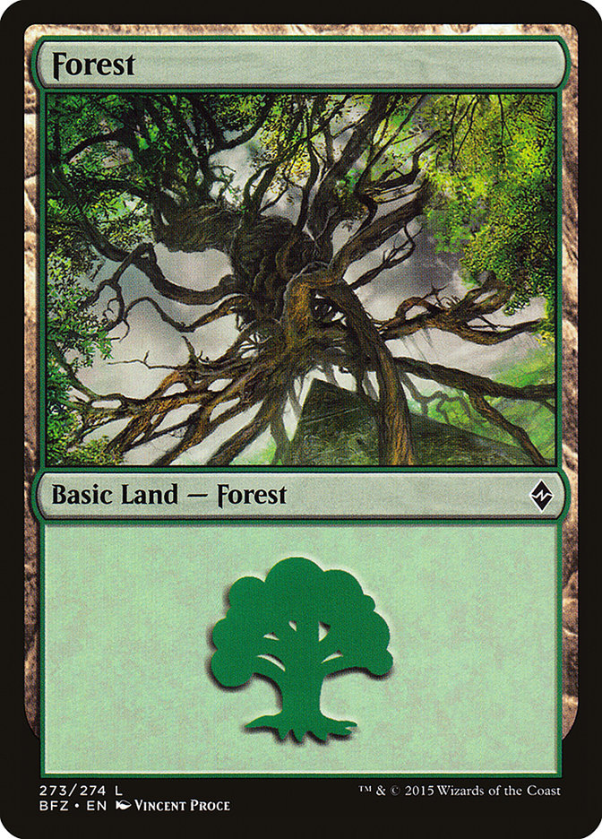 Forest (273) [Battle for Zendikar] | Impulse Games and Hobbies