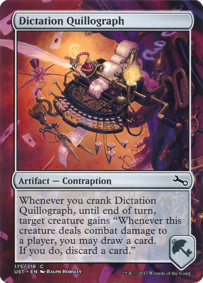 Dictation Quillograph [Unstable] | Impulse Games and Hobbies