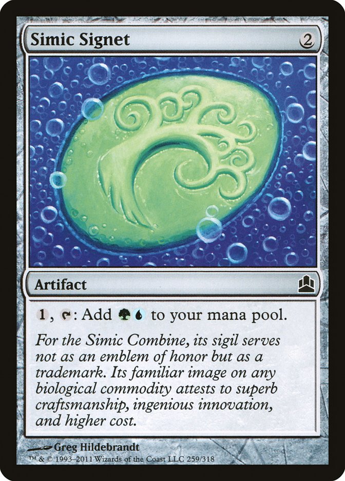 Simic Signet [Commander 2011] | Impulse Games and Hobbies