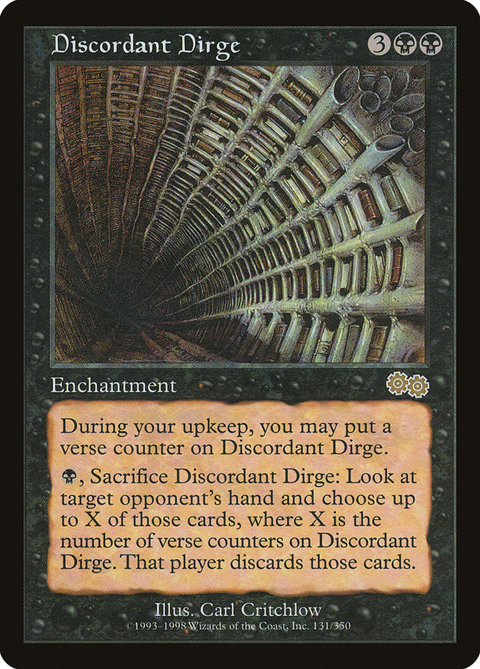 Discordant Dirge [Urza's Saga] | Impulse Games and Hobbies