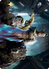 Kolvori, God of Kinship Art Card (Gold-Stamped Signature) [Kaldheim: Art Series] | Impulse Games and Hobbies