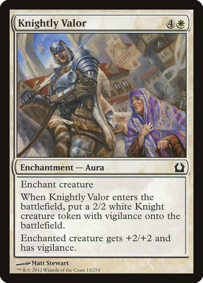 Knightly Valor [Return to Ravnica] | Impulse Games and Hobbies