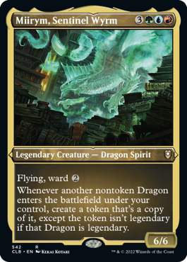 Miirym, Sentinel Wyrm (Foil Etched) [Commander Legends: Battle for Baldur's Gate] | Impulse Games and Hobbies
