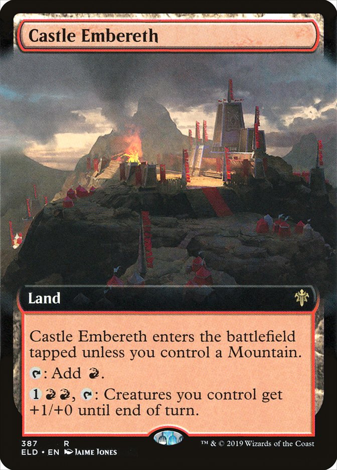 Castle Embereth (Extended Art) [Throne of Eldraine] | Impulse Games and Hobbies