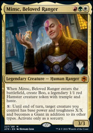 Minsc, Beloved Ranger (Promo Pack) [Dungeons & Dragons: Adventures in the Forgotten Realms Promos] | Impulse Games and Hobbies