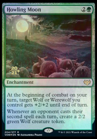 Howling Moon [Innistrad: Crimson Vow Prerelease Promos] | Impulse Games and Hobbies