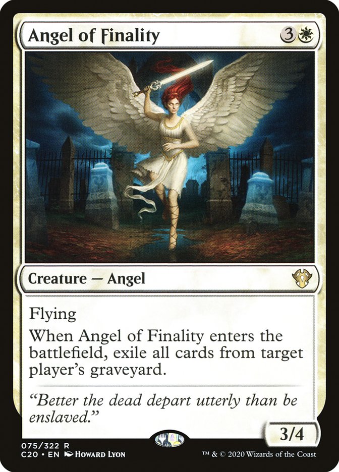 Angel of Finality [Commander 2020] | Impulse Games and Hobbies