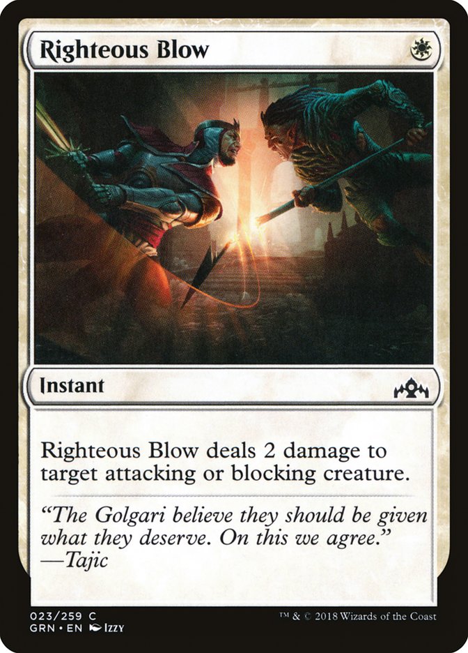 Righteous Blow [Guilds of Ravnica] | Impulse Games and Hobbies