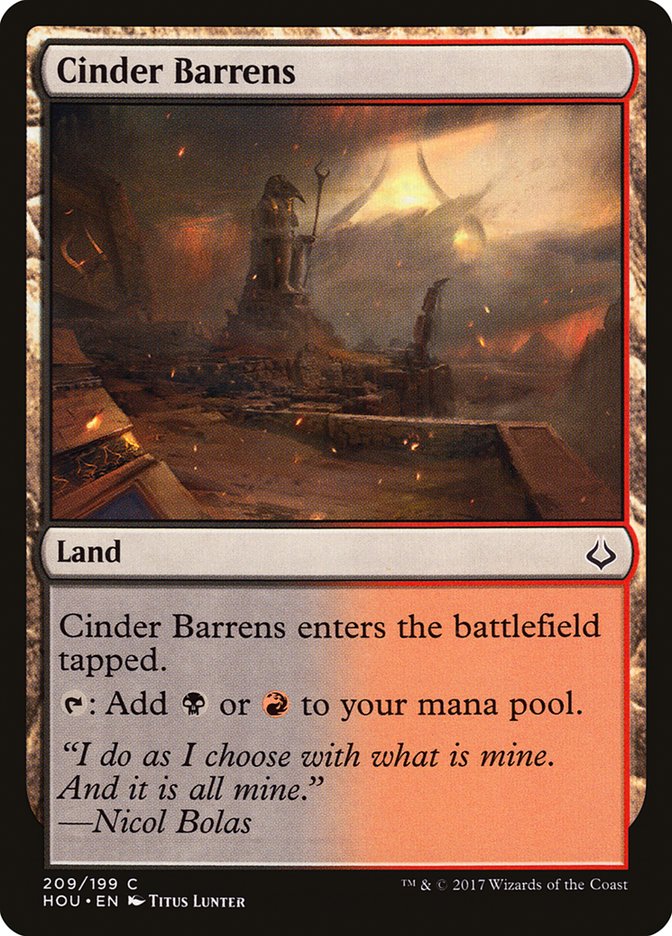 Cinder Barrens [Hour of Devastation] | Impulse Games and Hobbies