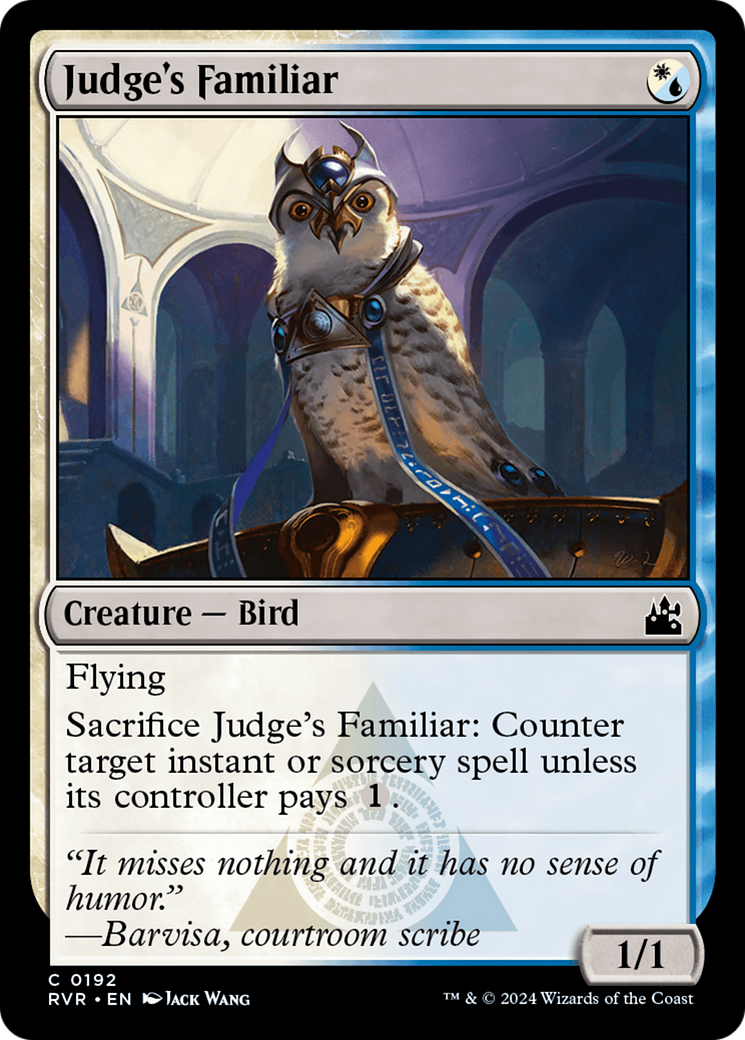 Judge's Familiar [Ravnica Remastered] | Impulse Games and Hobbies