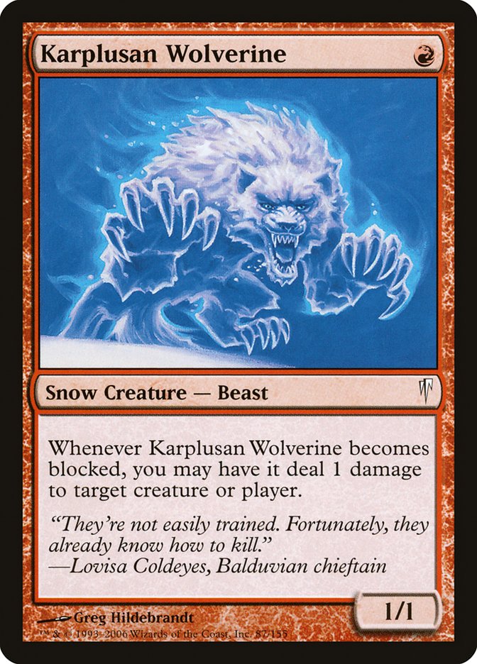 Karplusan Wolverine [Coldsnap] | Impulse Games and Hobbies