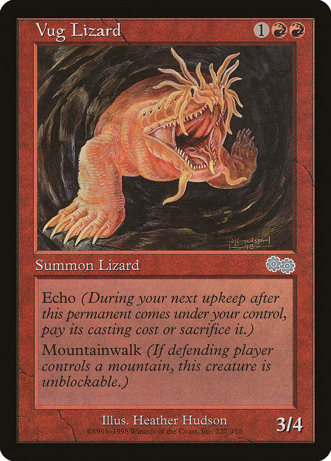 Vug Lizard [Urza's Saga] | Impulse Games and Hobbies