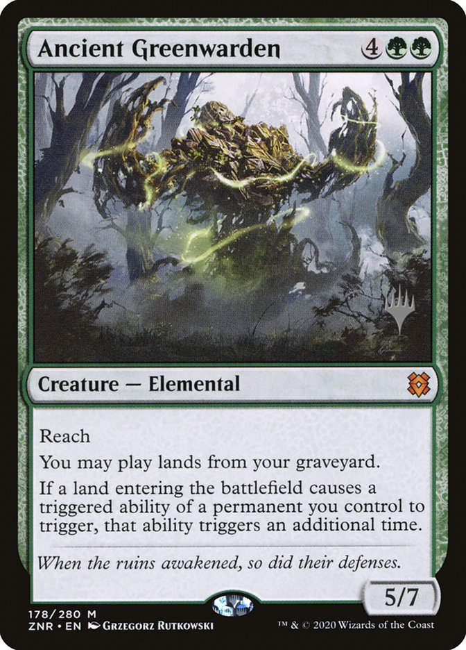 Ancient Greenwarden (Promo Pack) [Zendikar Rising Promos] | Impulse Games and Hobbies