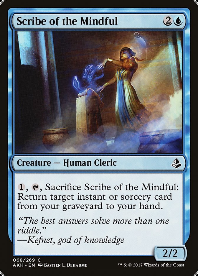 Scribe of the Mindful [Amonkhet] | Impulse Games and Hobbies