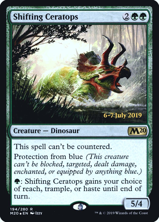 Shifting Ceratops  [Core Set 2020 Prerelease Promos] | Impulse Games and Hobbies