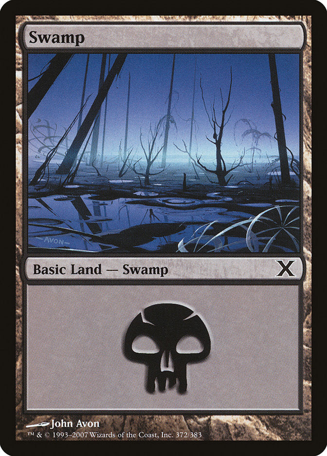 Swamp (372) [Tenth Edition] | Impulse Games and Hobbies