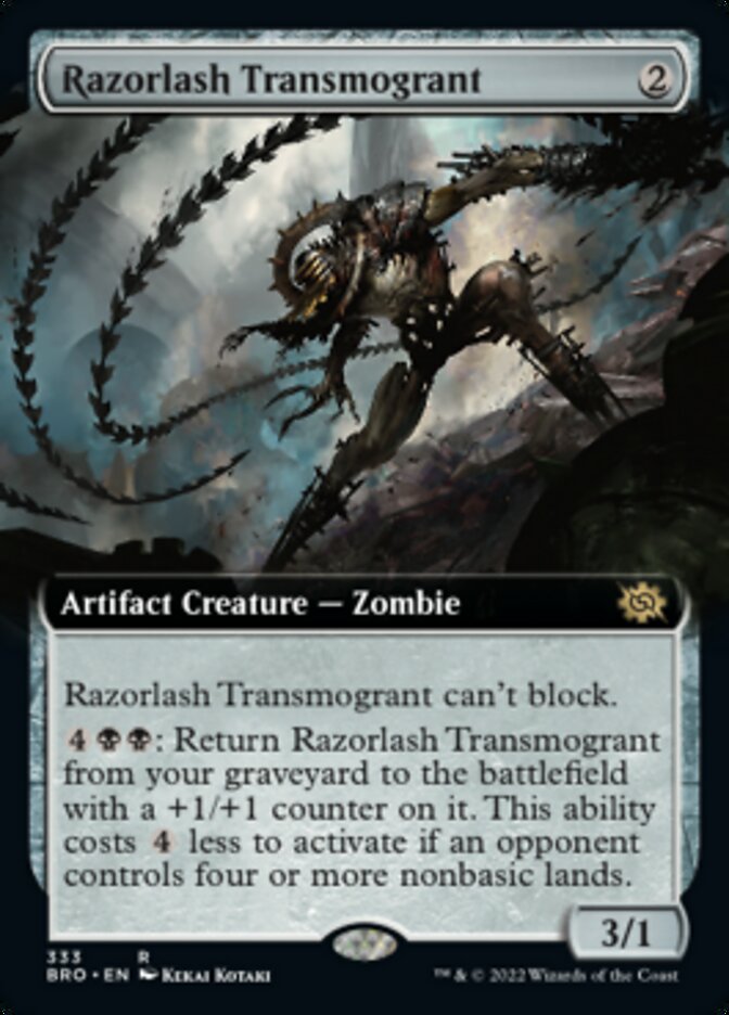 Razorlash Transmogrant (Extended Art) [The Brothers' War] | Impulse Games and Hobbies