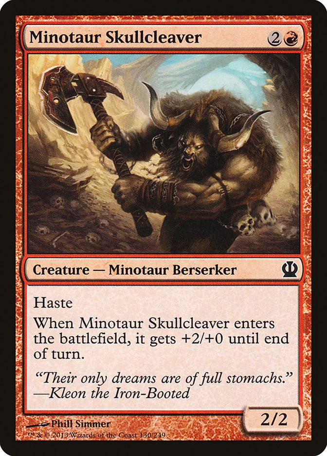 Minotaur Skullcleaver [Theros] | Impulse Games and Hobbies