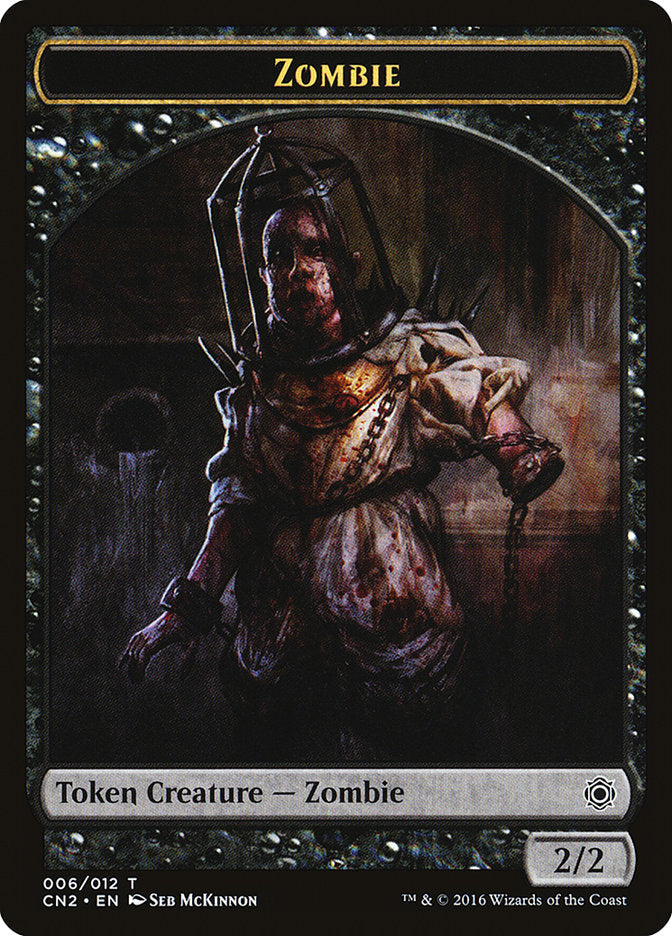 Zombie Token [Conspiracy: Take the Crown Tokens] | Impulse Games and Hobbies