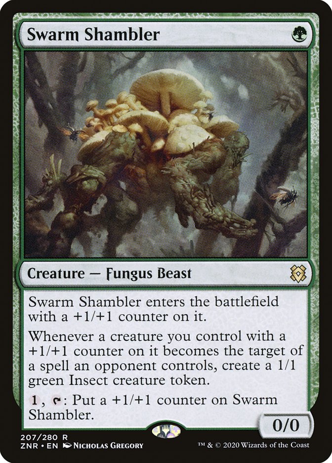 Swarm Shambler [Zendikar Rising] | Impulse Games and Hobbies