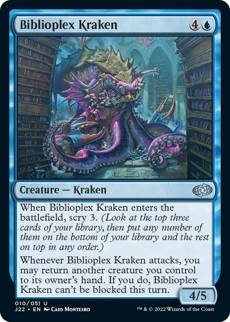 Biblioplex Kraken [Jumpstart 2022] | Impulse Games and Hobbies