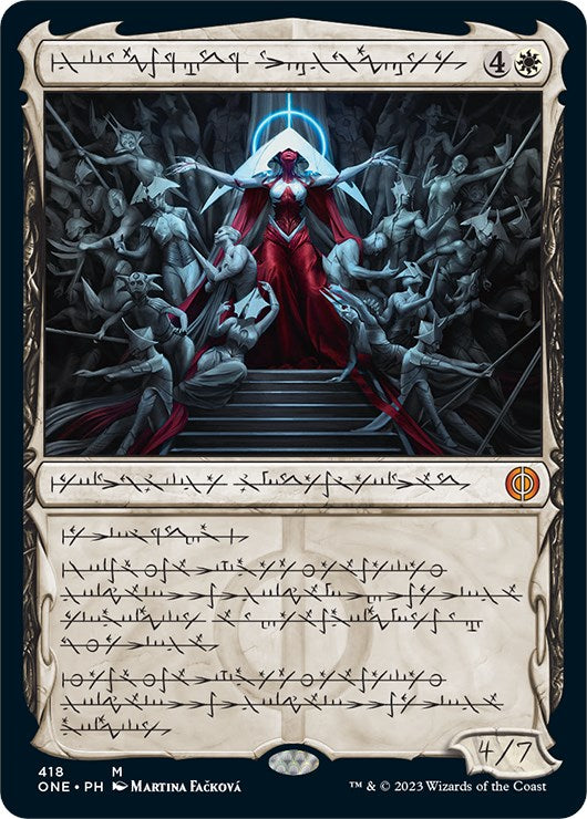 Elesh Norn, Mother of Machines (Phyrexian Step-and-Compleat Foil) [Phyrexia: All Will Be One] | Impulse Games and Hobbies