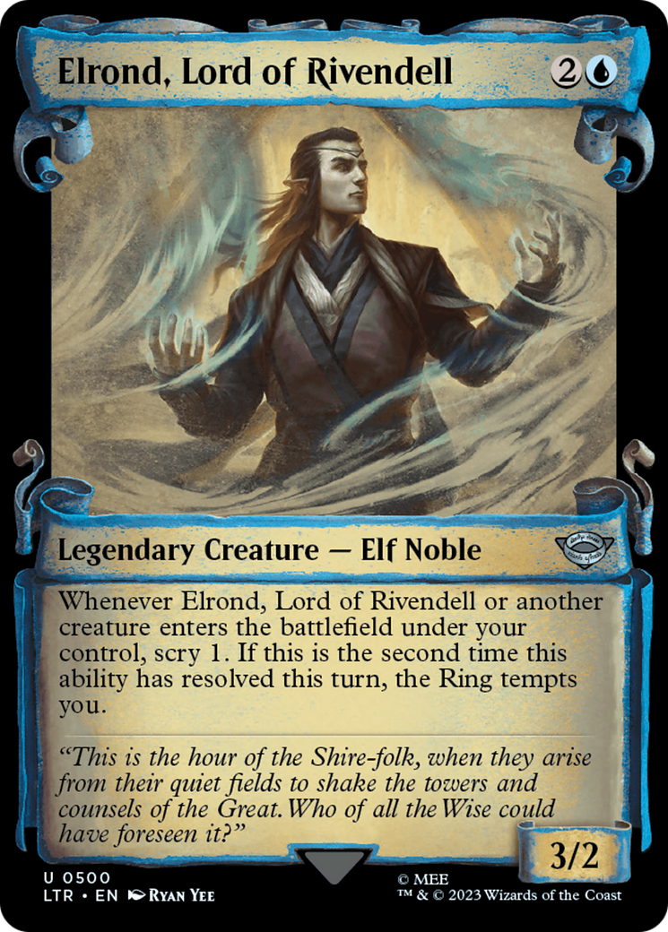 Elrond, Lord of Rivendell [The Lord of the Rings: Tales of Middle-Earth Showcase Scrolls] | Impulse Games and Hobbies