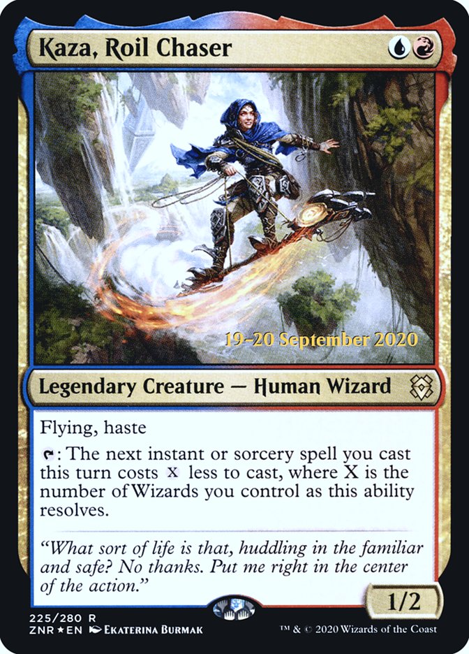 Kaza, Roil Chaser  [Zendikar Rising Prerelease Promos] | Impulse Games and Hobbies